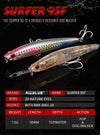 AllBlue BLUX SURFER Topwater Pencil Popper - 95MM