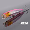 Noeby 100mm/20g 120mm/29g 150mm/55g Feed Popper