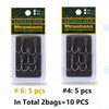 Megabass 5PC/Lot Katsuage Treble Hook