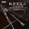 Kingdom Keel-II 1.68/1.8m 1.89/2.1m 1.98/2.28m 4+1 Sections Ultralight Carbon Spinning/Casting Rod