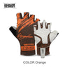 Kingdom Ice Silk Fabric Breathable Half Finger Fishing Gloves