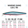 Megabass Marine Gang 120F 120 90 F 90S Floating Casting/Trolling Jerkbait