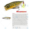 Megabass POPX Floating Top water Popper