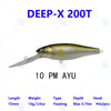 Megabass DEEP-X 200 LBO / 200T 70mm Hyper-Responsive Deep Diving Crankbait