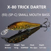 Megabass X-80 TRICK DARTER Suspend /Sinking 1.5m Jerkbait