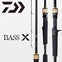 Daiwa BASS X Carbon Spinning/Casting Fishing Rod 2PC 1.88M - 2.29M