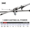 Kingdom SILVER NEEDLE II Ultralight Casting/Spinning Rod 1.68m-2.13m 2PC UL L ML M MH