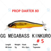 Megabass PROP DARTER 80 X-80 PD Floating 80mm Dynamic Jerkbait