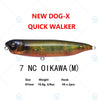 Megabass DOG-X SPEED SLIDE / QUICK WALKER 87mm 10.6g Top water Pencil Bait