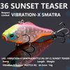 Megabass NEW VIBRATION-X ULTRA Rattle In / Silent Lipless Casting/Trolling Jerkbait