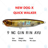 Megabass DOG-X SPEED SLIDE / QUICK WALKER 87mm 10.6g Top water Pencil Bait