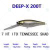 Megabass DEEP-X 200 LBO / 200T 70mm Hyper-Responsive Deep Diving Crankbait