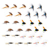 Goture 30pcs/Lot Wet Dry Streamer Nymph Flies Kit