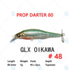 Megabass PROP DARTER 80 X-80 PD Floating 80mm Dynamic Jerkbait
