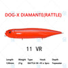 Megabass DOG-X DIAMANTE RATTLE IN / SILENT Floating Lipless Top Water Bait