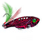 Sanmo DW382 1Pc 55mm 11g Dressed Spoon Lure