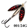 FISH KING FTZ76 1Pc 10cm 20g Double Bladed Inline Spinner