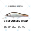 Megabass X-80 TRICK DARTER Suspend /Sinking 1.5m Jerkbait