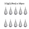 10pcs/lot 3.5g 5g 7g 10g 14g 20g Weight Sinkers