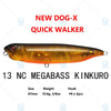 Megabass DOG-X SPEED SLIDE / QUICK WALKER 87mm 10.6g Top water Pencil Bait