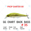 Megabass PROP DARTER 80 X-80 PD Floating 80mm Dynamic Jerkbait