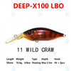 Megabass DEEP-X 100 LBO 100mm  Hyper-responsive Deep Diving Crankbait