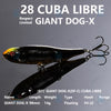 Megabass GIANT DOG-X 98mm 14g Floating Top Water Lipless Bait