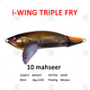 Megabass i-WING TRIPLE FRY 80mm 14g Floating Lipless Winged Hard Bait