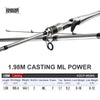 Kingdom SILVER NEEDLE II Ultralight Casting/Spinning Rod 1.68m-2.13m 2PC UL L ML M MH