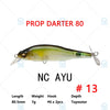 Megabass PROP DARTER 80 X-80 PD Floating 80mm Dynamic Jerkbait