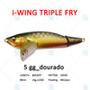 Megabass i-WING TRIPLE FRY 80mm 14g Floating Lipless Winged Hard Bait