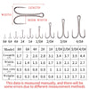10/50/100PCS Long Shank Double Frog Hook