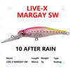 Megabass LIVE-X MARGAY SW 68mm 7g Jerkbait