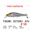 Megabass PROP DARTER 80 X-80 PD Floating 80mm Dynamic Jerkbait