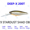 Megabass DEEP-X 200 LBO / 200T 70mm Hyper-Responsive Deep Diving Crankbait