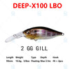 Megabass DEEP-X 100 LBO 100mm  Hyper-responsive Deep Diving Crankbait