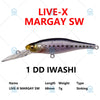 Megabass LIVE-X MARGAY SW 68mm 7g Jerkbait