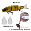 JOHNCOO 1PC 230mm/100g Jointed Floating Swimbait