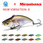 Megabass NEW VIBRATION-X ULTRA Rattle In / Silent Lipless Casting/Trolling Jerkbait