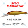 Megabass LIVE-X MARGAY SW 68mm 7g Jerkbait