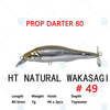 Megabass PROP DARTER 80 X-80 PD Floating 80mm Dynamic Jerkbait