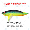 Megabass i-WING TRIPLE FRY 80mm 14g Floating Lipless Winged Hard Bait
