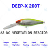 Megabass DEEP-X 200 LBO / 200T 70mm Hyper-Responsive Deep Diving Crankbait