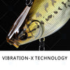 Megabass NEW VIBRATION-X ULTRA Rattle In / Silent Lipless Casting/Trolling Jerkbait