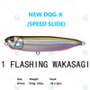 Megabass DOG-X SPEED SLIDE / QUICK WALKER 87mm 10.6g Top water Pencil Bait