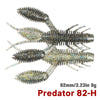 Tsurinoya 6Pcs/Lot 82MM Soft Craw Bait
