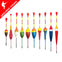 Fishing Floats Set Mixed Sizes and Colours