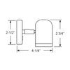 Scandvik LED 304 Stainless Steel LED Reading Light - 8-30V