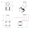 TACO ShadeFin Mini Square Tube Rail Mount