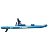 Soltice Watersports 10'6" Rambler Inflatable Stand-Up Paddleboard/Kayak 2-In-1 Kit w/Seat  Convertible Paddle - Blue